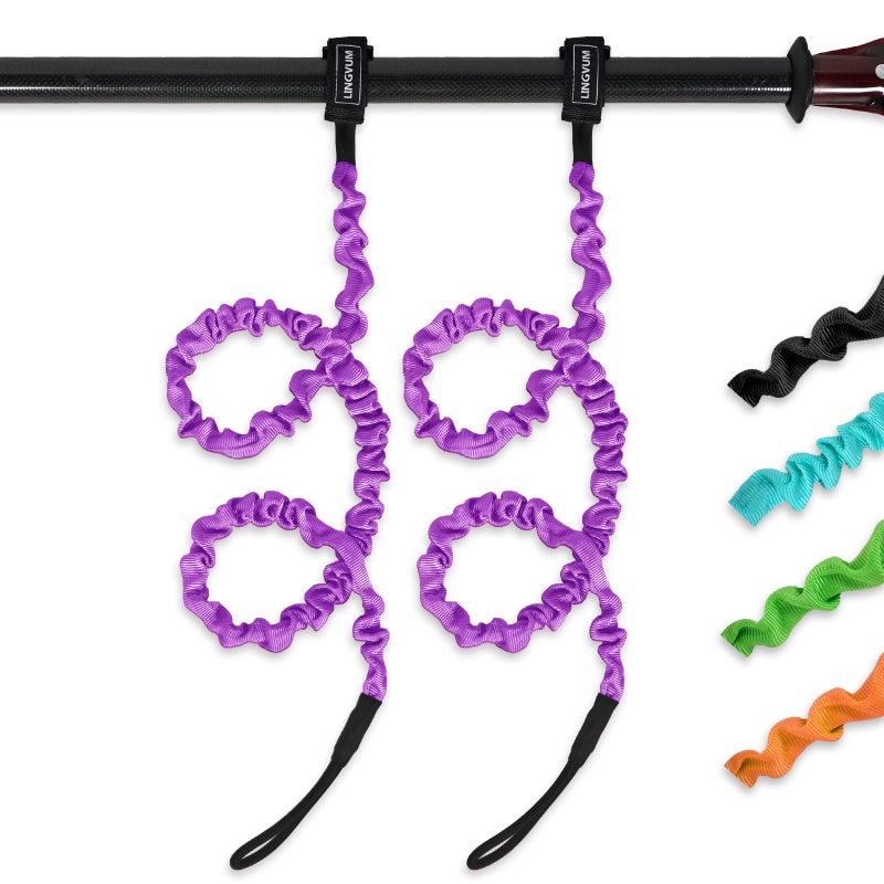 LINGVUM Kayak Paddle Leash Stretchable Paddle Strap Coiled Lanyard Rope for Kayaking Canoing Boating, Fishing Poles Rods, Kayak Paddle Accessories - Image 1